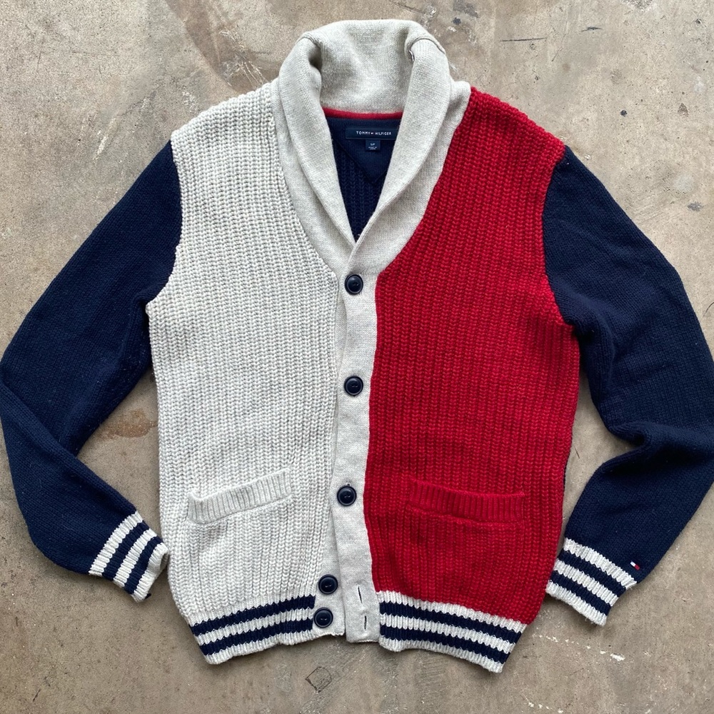 Tommy Hilfiger Color Block Cardigan